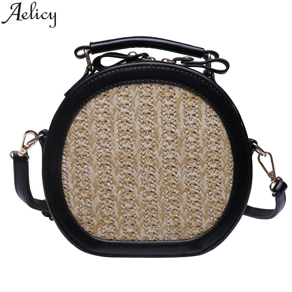 Aelicy 2019 Fashion Women Cute Weave Bucket Bag Crossbody Shoulder Bag Hand Bags Designers Brand Straw Beach Bag Bolsa Feminina
Aelicy 2019 Fashion Women Cute Weave Bucket Bag Crossbody Shoulder Bag Hand Bags Designers Brand Straw Beach Bag Bolsa Feminina