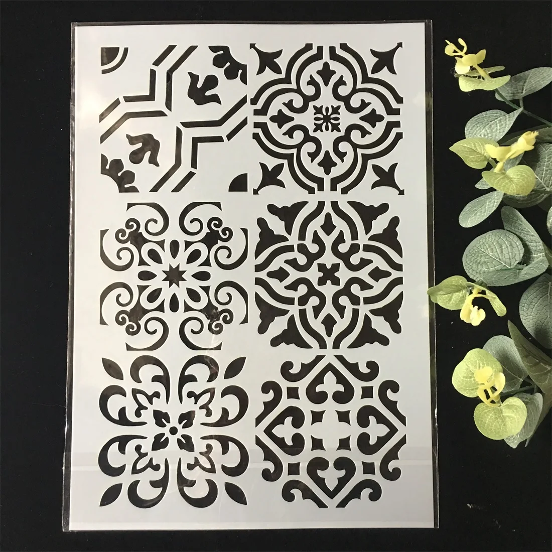 New A4 Flower Frame DIY Layering Stencils Wall Painting Scrapbook Coloring Embossing Album Decorative Paper Card Template
New A4 Flower Frame DIY Layering Stencils Wall Painting Scrapbook Coloring Embossing Album Decorative Paper Card Template