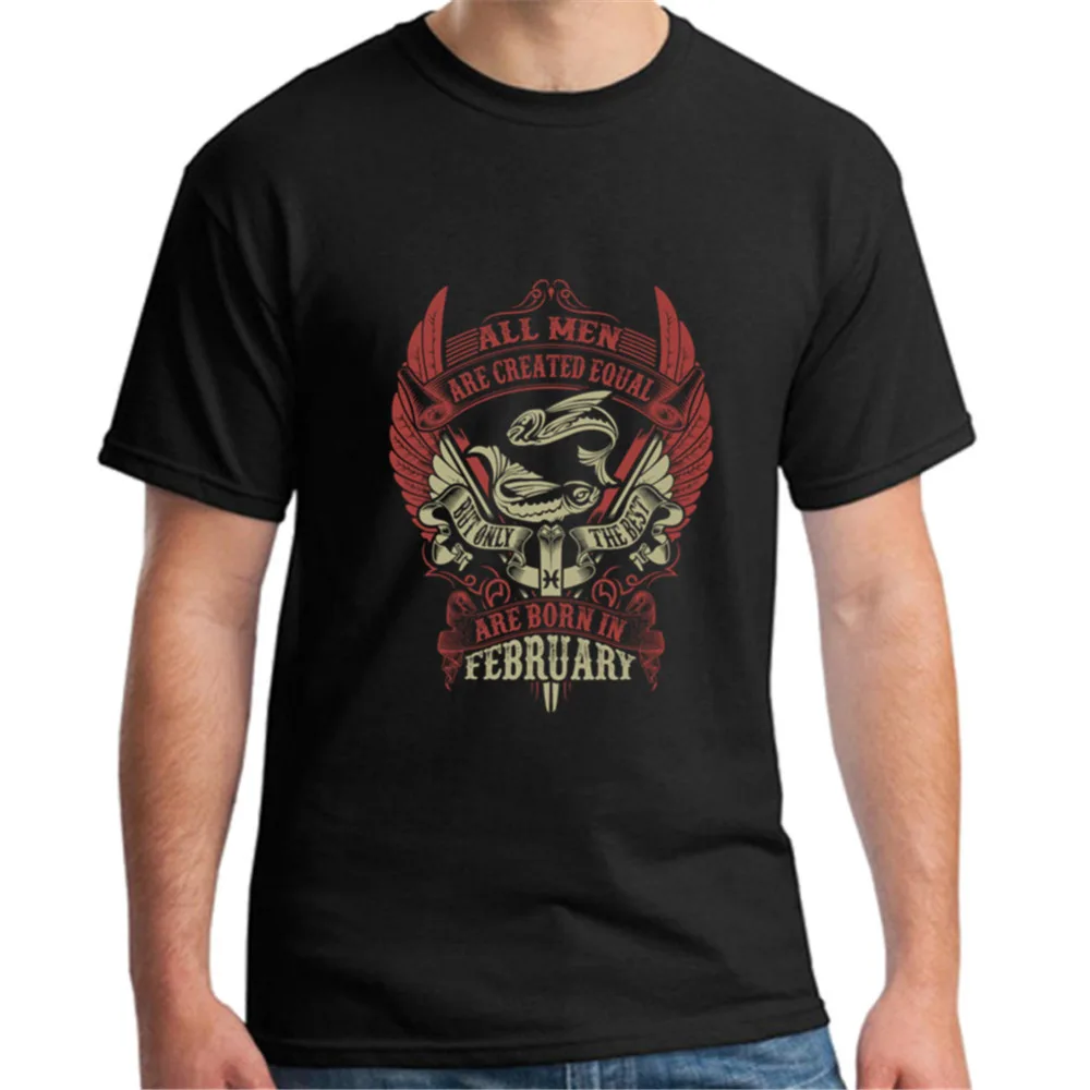 Pop All Men Are Created Equal But Only The Best Are Born In February T Shirt Cotton Plus Size Short Sleeve Custom Men Shirts
Pop All Men Are Created Equal But Only The Best Are Born In February T Shirt Cotton Plus Size Short Sleeve Custom Men Shirts