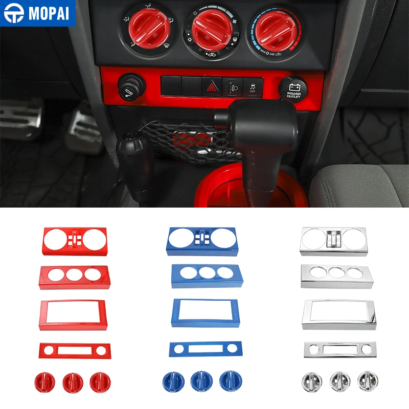 MOPAI Car Interior Stickers for Jeep Wrangler JK 2007-2010 Car Central Navigation Air Condition Decoration Cover Car Accessories
MOPAI Car Interior Stickers for Jeep Wrangler JK 2007-2010 Car Central Navigation Air Condition Decoration Cover Car Accessories