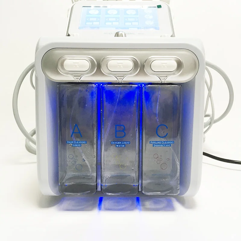 6 in 1oxygen facial machine hydra water dermabrasion instrument for skin care and cleaning
6 in 1oxygen facial machine hydra water dermabrasion instrument for skin care and cleaning