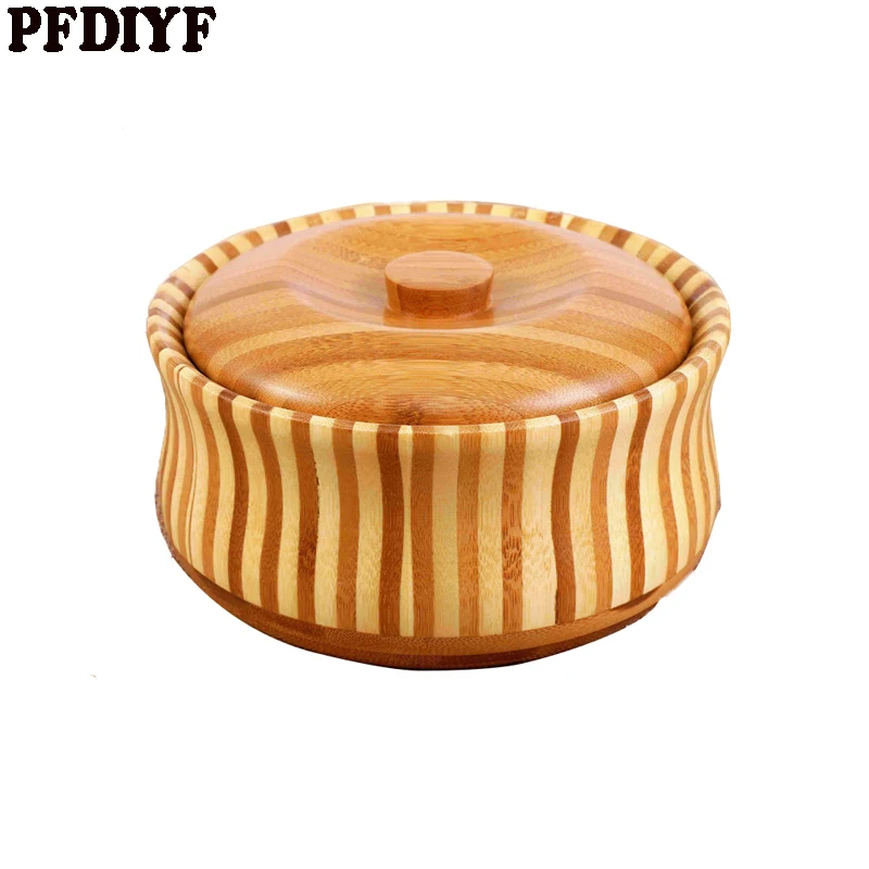 PFDIYF Creative 16cm Wooden Bowls With Cover Soup Bowl Healthy Food Container for Children Dinner Tableware Kitchen Accessories
PFDIYF Creative 16cm Wooden Bowls With Cover Soup Bowl Healthy Food Container for Children Dinner Tableware Kitchen Accessories