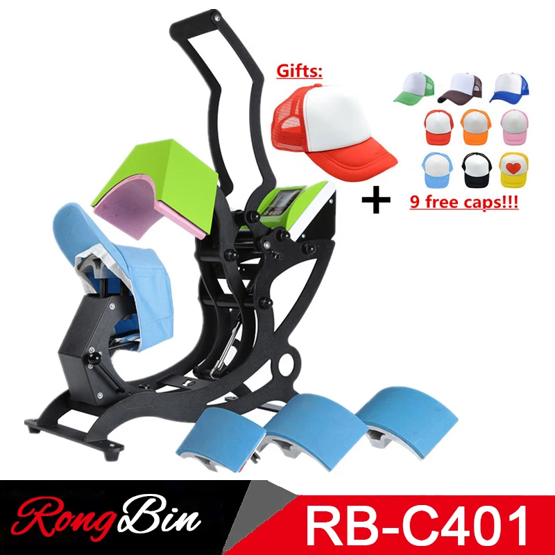 4 in 1 Cap Heat Press Machine Sublimation Printer Digital Swing Away Heat Transfer Cap Printing Machine with 9 pcs caps
4 in 1 Cap Heat Press Machine Sublimation Printer Digital Swing Away Heat Transfer Cap Printing Machine with 9 pcs caps