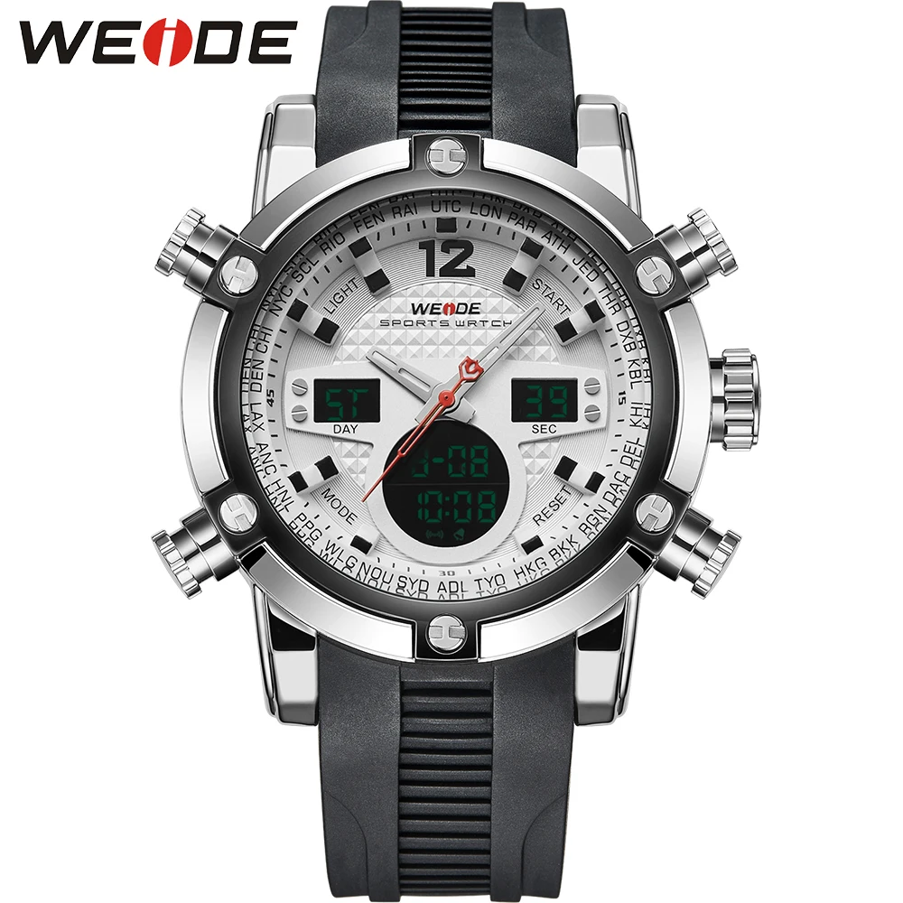 WEIDE Brand Mens Sports Watches Quartz Watch Digital Relogio Masculino Military Dual Time Zone Back Light Display Wristwatches WEIDE Brand Mens Sports Watches Quartz Watch Digital Relogio Masculino Military Dual Time Zone Back Light Display Wristwatches<br><br>Aliexpress