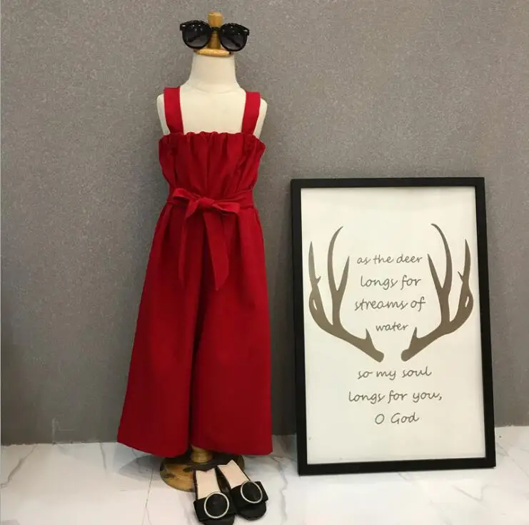 2019 new arrival girls bow overalls cotton fashion summer girls wide pants 2-7t A659
2019 new arrival girls bow overalls cotton fashion summer girls wide pants 2-7t A659