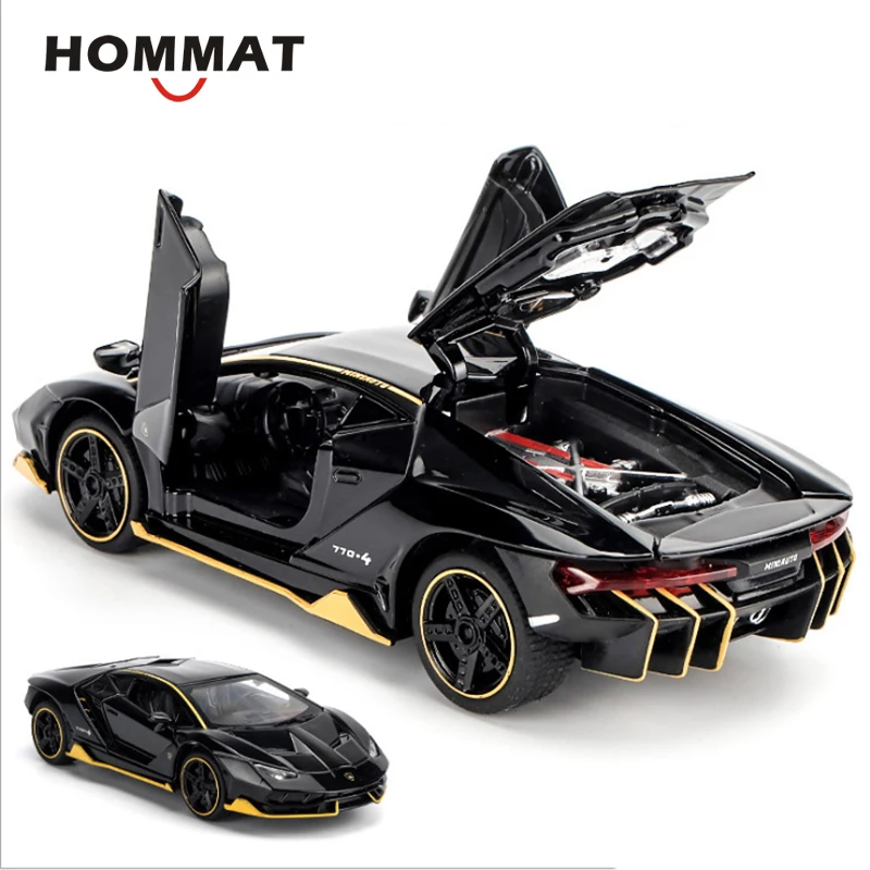 Спортивная модель hommate 1:32 Centenario для автомобилей из металлического сплава литая