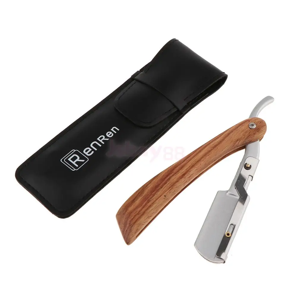 Facial Grooming Men Mustache Beard Hair Shaving Straight Razor Blade w/ Bag
Facial Grooming Men Mustache Beard Hair Shaving Straight Razor Blade w/ Bag