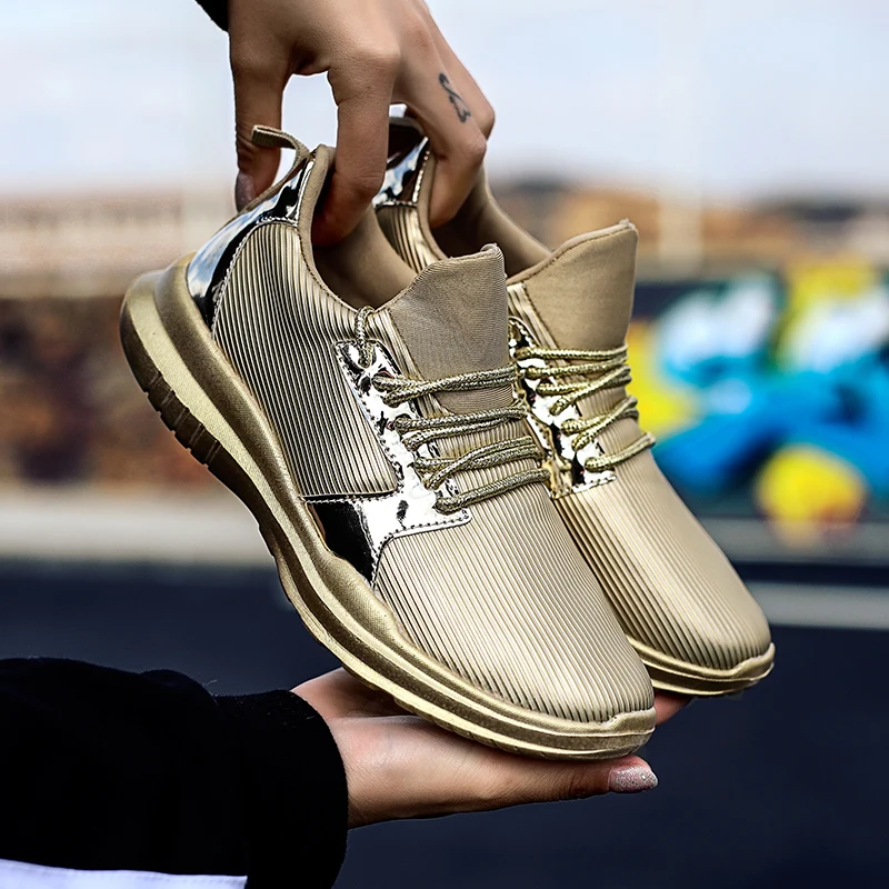 Golden Shoes Women Designer Fashion Thick Platform Chunky Sneakers Leather Light Breathable wanshida1818
Golden Shoes Women Designer Fashion Thick Platform Chunky Sneakers Leather Light Breathable wanshida1818