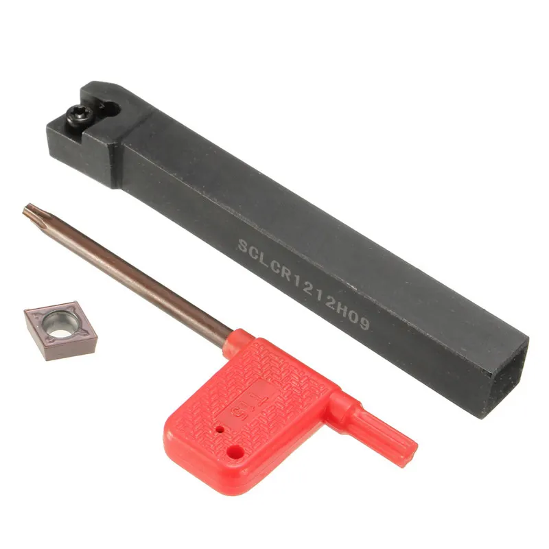 Lathe Turning Tool Holder SCLCR1212H09 12x100mm with 1 CCMT09t3 Insert Free 95 Degree Right Hand Machine Turning Tool New
Lathe Turning Tool Holder SCLCR1212H09 12x100mm with 1 CCMT09t3 Insert Free 95 Degree Right Hand Machine Turning Tool New