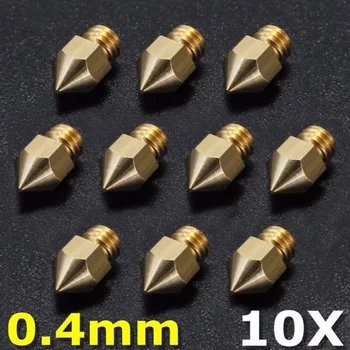 10Pcs/set 0.4MM MK8 1.75mm Extruder Extruder Brass Nozzle For Makerbot 3D Printer Creality CR-10 CR-10S S4 S5
10Pcs/set 0.4MM MK8 1.75mm Extruder Extruder Brass Nozzle For Makerbot 3D Printer Creality CR-10 CR-10S S4 S5