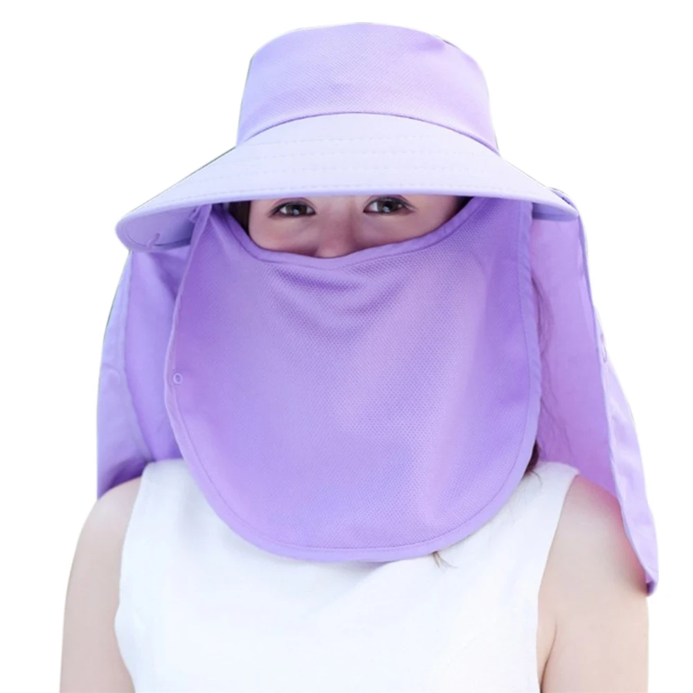 Women Adjustable Outdoor Visor Summer Veil Wide Brim Riding Sunshade Face Cover Anti-UV Neck Protection Sun Hat Removable
Women Adjustable Outdoor Visor Summer Veil Wide Brim Riding Sunshade Face Cover Anti-UV Neck Protection Sun Hat Removable