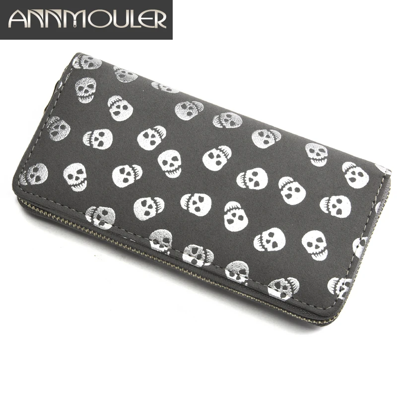 Annmouler Brand New Wallet for Women Pu Leather Money Bag Skull Printed Purse Large Capacity Clutch Bag Card Holders 
Annmouler Brand New Wallet for Women Pu Leather Money Bag Skull Printed Purse Large Capacity Clutch Bag Card Holders