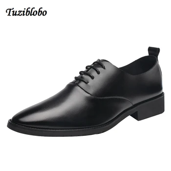 2018 New Fashion Formal Men Shoes Pointed Toe Lace-Up Breathable Business Dress Shoes Leather Casual For Men Zapatos Hombres
2018 New Fashion Formal Men Shoes Pointed Toe Lace-Up Breathable Business Dress Shoes Leather Casual For Men Zapatos Hombres