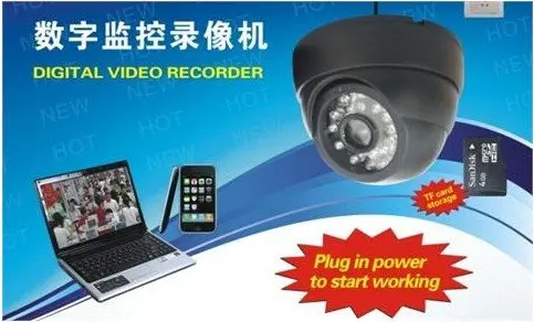 TF Card 3.6mm lens Camera Digital Loop Recorder CCTV DVR Dome Camera USB Motion Detection
TF Card 3.6mm lens Camera Digital Loop Recorder CCTV DVR Dome Camera USB Motion Detection