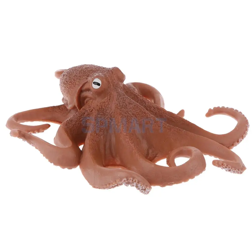 Animals Figure Toys Farm/Jungle/Sea Octopus Animals Model Aquarium Toys Realistic Wild Pastic Figurine Kid Educational Toy