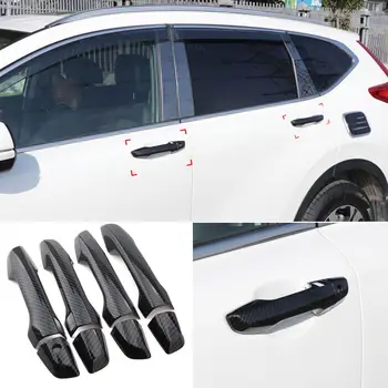 Fit For Honda C-RV 2017 4Pcs Carbon Fiber Color ABS Exterior Door Side Handles Cover Trim Protector Accessories Car Styling
Fit For Honda C-RV 2017 4Pcs Carbon Fiber Color ABS Exterior Door Side Handles Cover Trim Protector Accessories Car Styling