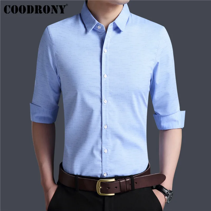 COODRONY Brand Men Shirt Autumn New Arrival Long Sleeve Cotton Shirt Men Slim Fit Business Casual Shirts Mens Social Dress 96005
COODRONY Brand Men Shirt Autumn New Arrival Long Sleeve Cotton Shirt Men Slim Fit Business Casual Shirts Mens Social Dress 96005