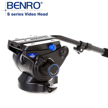 BENRO S6 Video Head S Series Professional Aluminum Video Head QR6 Quick Release Plate For HDV Photographers Max Loading 6kg
BENRO S6 Video Head S Series Professional Aluminum Video Head QR6 Quick Release Plate For HDV Photographers Max Loading 6kg