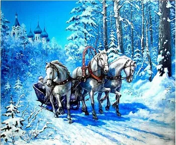 5D Full Drill Diamond Painting Animal Horses Pull Man In Winter Cross Stitch Resin Square Diamond Sets Diamond Embroidery
5D Full Drill Diamond Painting Animal Horses Pull Man In Winter Cross Stitch Resin Square Diamond Sets Diamond Embroidery