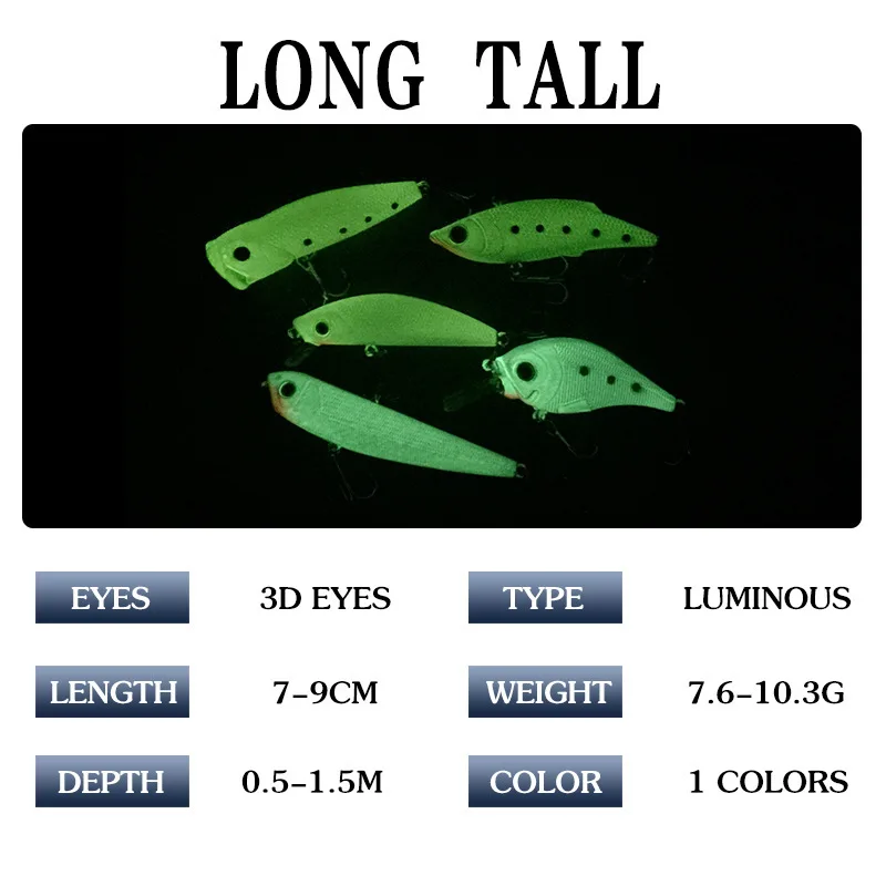 5Pcs/lot Lifelike Luminous Minnow Lures Fishing Hard Baits With 2 Treble Hooks For Ocean River Fishing Tackle Pesca Jigging
5Pcs/lot Lifelike Luminous Minnow Lures Fishing Hard Baits With 2 Treble Hooks For Ocean River Fishing Tackle Pesca Jigging