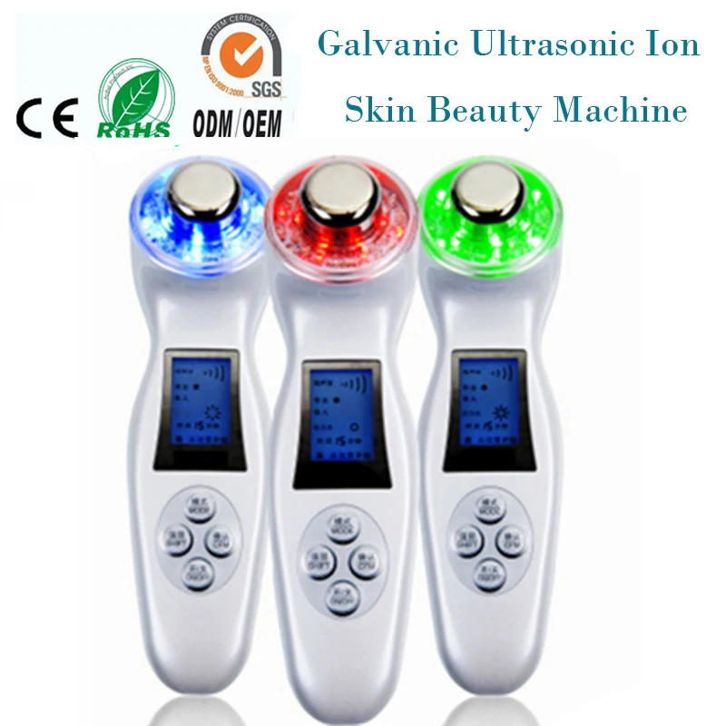 Galvanic Spa Ultrasonic Ionic Photon Tender Skin Rejuvenation Acne Wrinkle Eraser Facial Firming Whitening Beauty Machine Home 
Galvanic Spa Ultrasonic Ionic Photon Tender Skin Rejuvenation Acne Wrinkle Eraser Facial Firming Whitening Beauty Machine Home