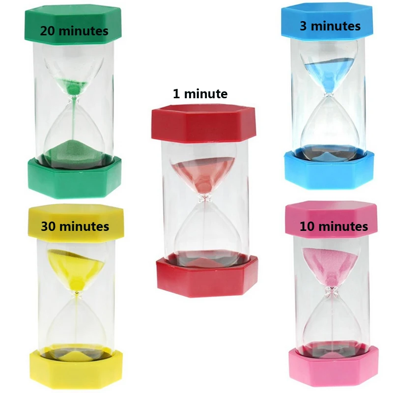 5 Colors Sand Clock Large Sand Timers Hourglass 1/3/10/20/30 Minutes Colorful Sandglass Kids Adult Decompression Gift Toys
5 Colors Sand Clock Large Sand Timers Hourglass 1/3/10/20/30 Minutes Colorful Sandglass Kids Adult Decompression Gift Toys