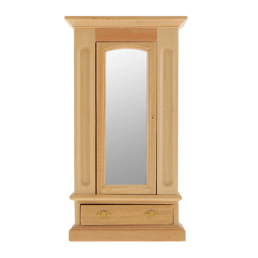 Miniature Furniture Wardrobe 1:12 Scale Natural Wooden Wardrobe Dolls House Accessory Baby Classic Toy Dollhouse Decoration
Miniature Furniture Wardrobe 1:12 Scale Natural Wooden Wardrobe Dolls House Accessory Baby Classic Toy Dollhouse Decoration