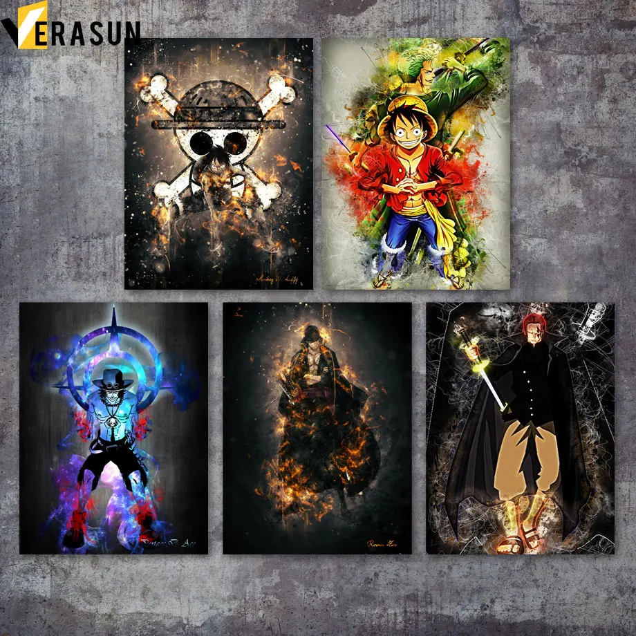 Eiichiro Oda One Piece Luffy Zoro Ace Shanks Comic Posters And Prints Wall Art Canvas Painting Wall Pictures Kids Room Decor
Eiichiro Oda One Piece Luffy Zoro Ace Shanks Comic Posters And Prints Wall Art Canvas Painting Wall Pictures Kids Room Decor