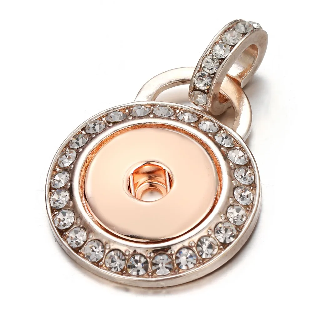 Newest Popular round Shape Pendant Necklace Rose Gold silver Color Fit 18mm snap buttons Jewelry For Women NP001
Newest Popular round Shape Pendant Necklace Rose Gold silver Color Fit 18mm snap buttons Jewelry For Women NP001