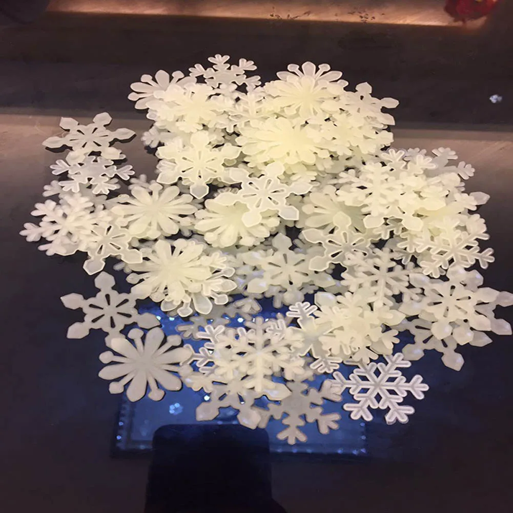 100 Pcs/Set Luminous Snowflake Wall Sticker Plastic Fluorescent Stickers DIY Living Room Bedroom Home Decoration 899
100 Pcs/Set Luminous Snowflake Wall Sticker Plastic Fluorescent Stickers DIY Living Room Bedroom Home Decoration 899