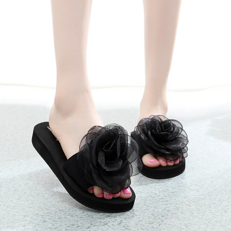 Silk Rose Flower Elegant Slippers For Ladies Women Simple Stylish Comfortable Sandals Summer Fashion Woman Shoes
Silk Rose Flower Elegant Slippers For Ladies Women Simple Stylish Comfortable Sandals Summer Fashion Woman Shoes