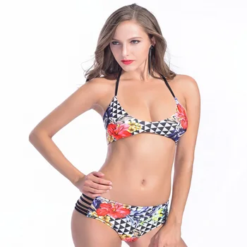 Europe New Women Sexy Swimwear Bikinis Set Lady Girls Strappy Sweet Flowers Swimsuit Beachwear Push Up Biquini Bathing Suit S-L
Europe New Women Sexy Swimwear Bikinis Set Lady Girls Strappy Sweet Flowers Swimsuit Beachwear Push Up Biquini Bathing Suit S-L