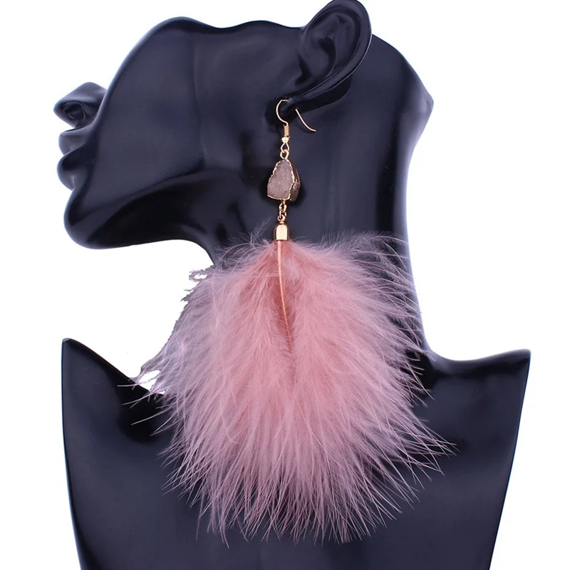 2019 New Arrive Fashion Boho Earrings For Women Temperament Fluffy Feather Dangle Pendant Statement Jewelry Ear Accessories
2019 New Arrive Fashion Boho Earrings For Women Temperament Fluffy Feather Dangle Pendant Statement Jewelry Ear Accessories