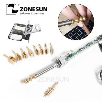 ZONESUN 10PCS Single Line 1-8mm Leather Edge for Sealing DIY Tool Brass Soldering Iron Edge Marking Leathercraft Tool embosser
ZONESUN 10PCS Single Line 1-8mm Leather Edge for Sealing DIY Tool Brass Soldering Iron Edge Marking Leathercraft Tool embosser