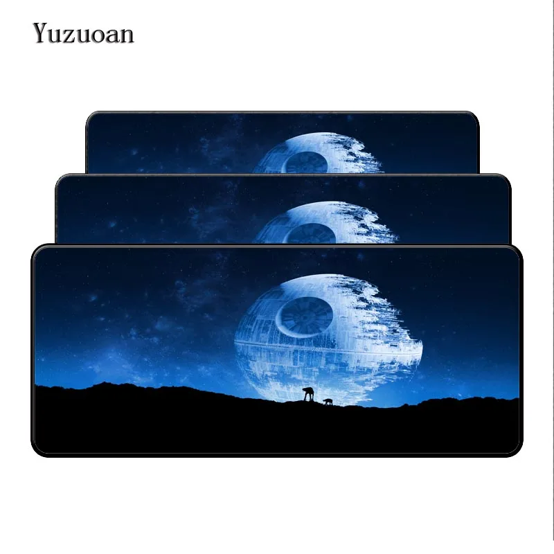 Коврик для мыши Yuzuoan с замком и краями скорости 90x40 см коврик изображением