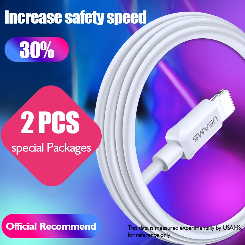 USAMS fast charger cable for iphone Data USB Cable for ipad charging for iPhone 5s X 8 7 6s 5 se X XS XR XSMAX cord data adapter
USAMS fast charger cable for iphone Data USB Cable for ipad charging for iPhone 5s X 8 7 6s 5 se X XS XR XSMAX cord data adapter