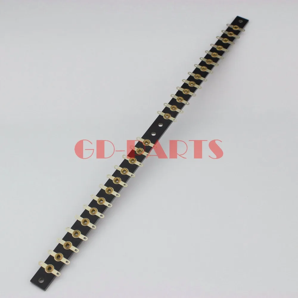 1PC 300x12x2mm 26 pins Tag Board Tag Strip Turret Board Terminal Lug Board For Hifi Vintage Tube Audio Guitar AMP DIY Project
1PC 300x12x2mm 26 pins Tag Board Tag Strip Turret Board Terminal Lug Board For Hifi Vintage Tube Audio Guitar AMP DIY Project