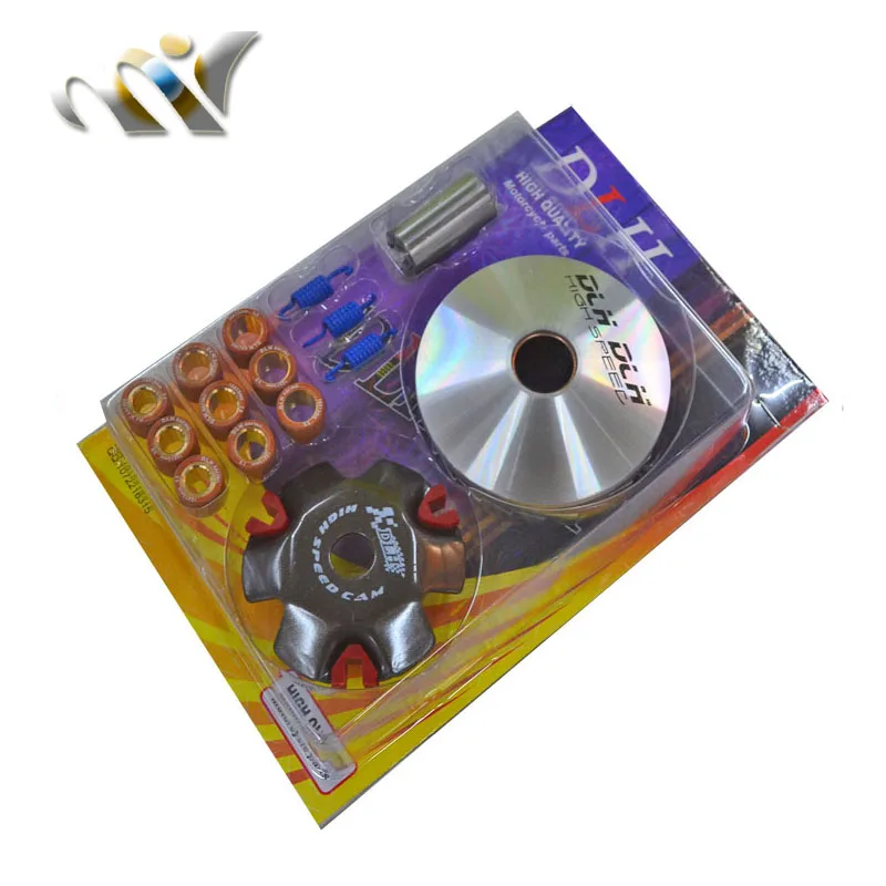 MOFO High Performance DLH Variator Kit with Roller Weights Drive Pulley for GY6 50cc 139QMB 139QMA Dio 50cc Scooter Moped ATV
MOFO High Performance DLH Variator Kit with Roller Weights Drive Pulley for GY6 50cc 139QMB 139QMA Dio 50cc Scooter Moped ATV