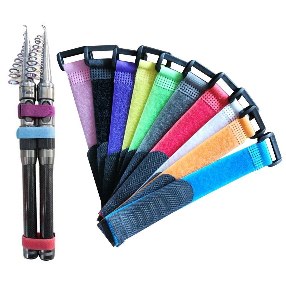 10pcs Adjustable Reusable Magic Sticker Strap Outdoor Belt Portable Fixing Tie Holder Anti-slip Fishing Rod Band Pole Wrap Tool
10pcs Adjustable Reusable Magic Sticker Strap Outdoor Belt Portable Fixing Tie Holder Anti-slip Fishing Rod Band Pole Wrap Tool