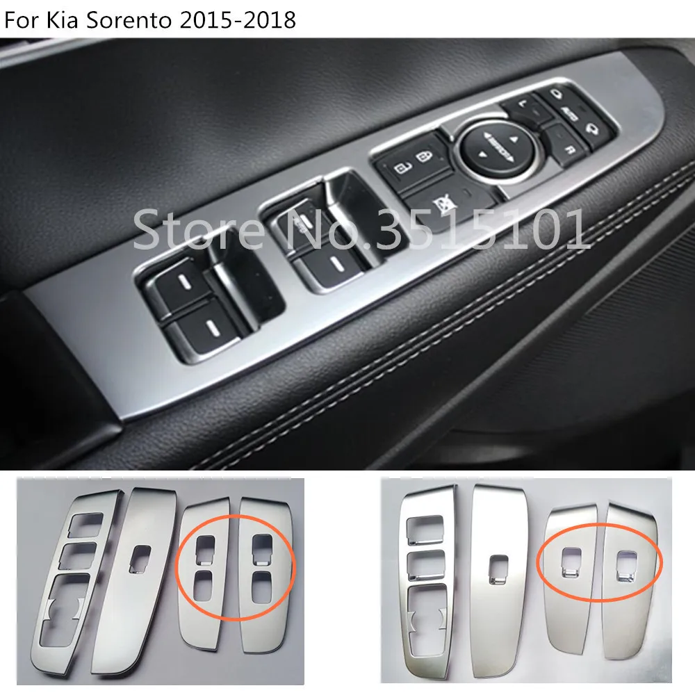car ABS chrome armrest Handrail inner door Window glass switch panel cover trim frame 4pcs For Kia Sorento 2015 2016 2017
car ABS chrome armrest Handrail inner door Window glass switch panel cover trim frame 4pcs For Kia Sorento 2015 2016 2017