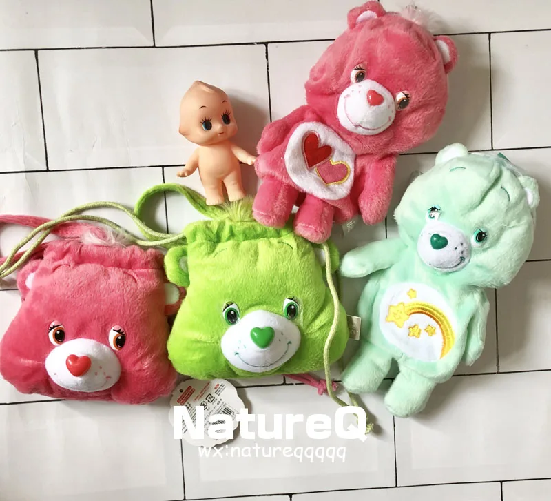 Cartoon care bears toy lucky share bear cheer bear coin bag wallet Soft toys stuffed plush bear Doll for Children Girls
Cartoon care bears toy lucky share bear cheer bear coin bag wallet Soft toys stuffed plush bear Doll for Children Girls