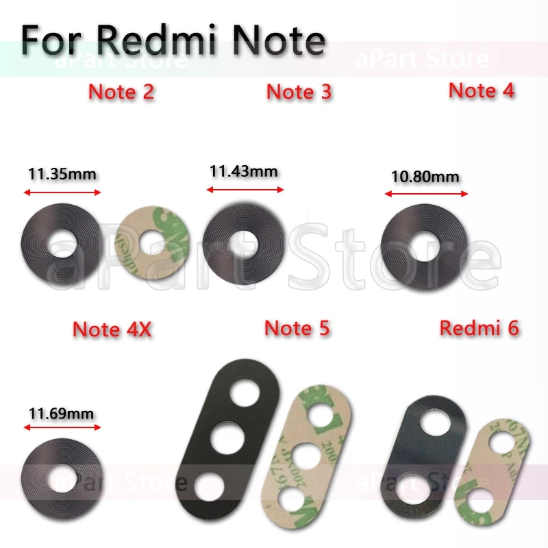 Original Camera Glass For Xiaomi Redmi Note 2 3 4 5 4x S2 5A 6 Plus Pro Rear Back Camera Lens Glass + Sticker Replacement
Original Camera Glass For Xiaomi Redmi Note 2 3 4 5 4x S2 5A 6 Plus Pro Rear Back Camera Lens Glass + Sticker Replacement