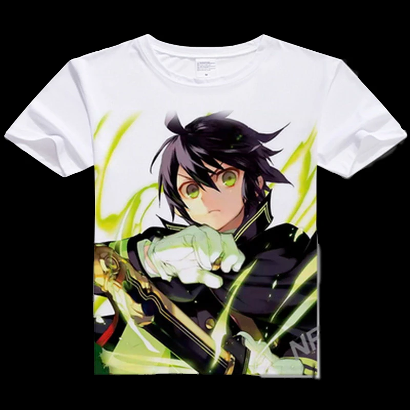 Anime Unisex Tops Tee Anime Seraph of the End T Shirt Short Sleeve Cartoon Guren Mikaela T-Shirt Cosplay Owari
Anime Unisex Tops Tee Anime Seraph of the End T Shirt Short Sleeve Cartoon Guren Mikaela T-Shirt Cosplay Owari