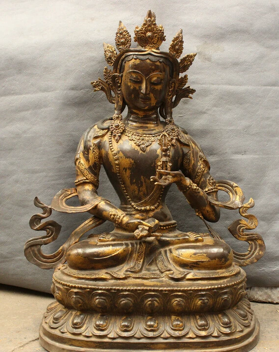 shitou 002212 26" Folk Tibet Bronze Gilt Temple Protect Vajra Vajradhara Buddha Statue Set
shitou 002212 26" Folk Tibet Bronze Gilt Temple Protect Vajra Vajradhara Buddha Statue Set