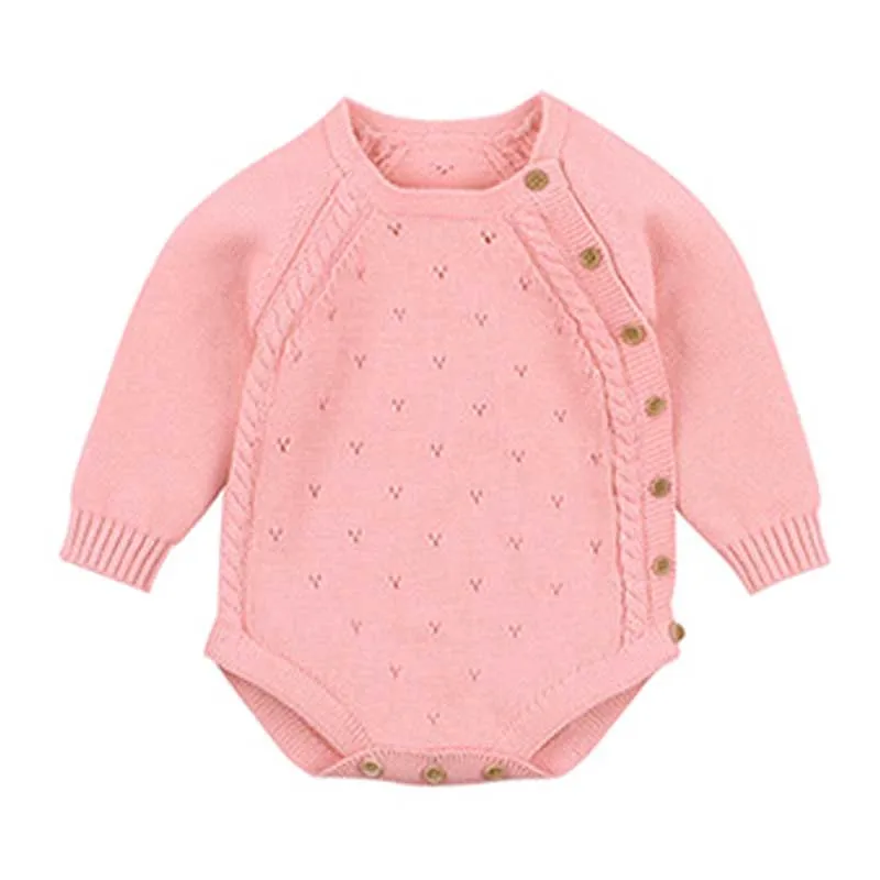 Autumn Baby Knitted Rompers Sweater Baby Girl Long-sleeve Knitted Overalls Infant Girl Princess Cotton Clothes Baby Girl Romper
Autumn Baby Knitted Rompers Sweater Baby Girl Long-sleeve Knitted Overalls Infant Girl Princess Cotton Clothes Baby Girl Romper