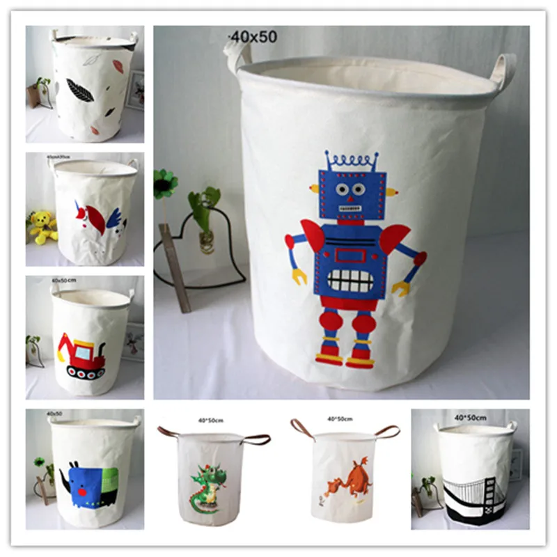 50*40cm Big Laundry Basket Bag Cartoon Robot Clothes Storage Barrel Home Dirty Clothes Baskets Kids Toy Storage Basket Organizer
50*40cm Big Laundry Basket Bag Cartoon Robot Clothes Storage Barrel Home Dirty Clothes Baskets Kids Toy Storage Basket Organizer