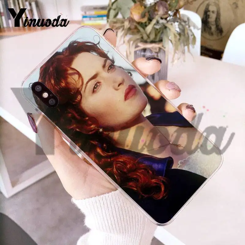 Чехол Yinuoda для iphone 7 6 X прозрачный чехол Titanic с фильмом Джек и роза iPhone 8 6S Plus 5 5S SE 5C XS