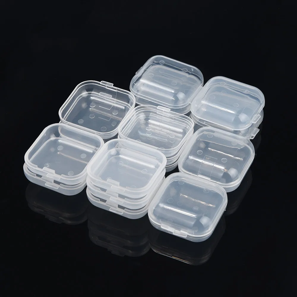 Storage Box Portable Transparent Flip Jewelry Box Square Plastic Small Jewelry Storage Box 10pcs Plastic Box Hot Sale L4
Storage Box Portable Transparent Flip Jewelry Box Square Plastic Small Jewelry Storage Box 10pcs Plastic Box Hot Sale L4