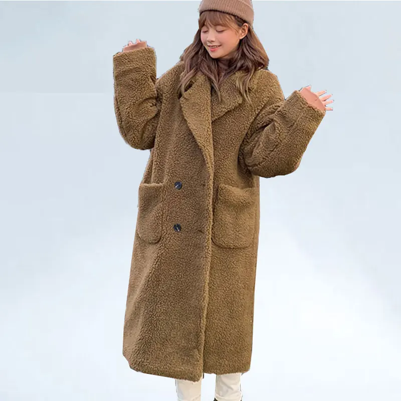 Winter Lamb Fur Coat Women Fashion Thick Warm Woolen Fur Coat Plus Size Casual Parka Winter Fur Jacket Female chaqueta mujer
Winter Lamb Fur Coat Women Fashion Thick Warm Woolen Fur Coat Plus Size Casual Parka Winter Fur Jacket Female chaqueta mujer