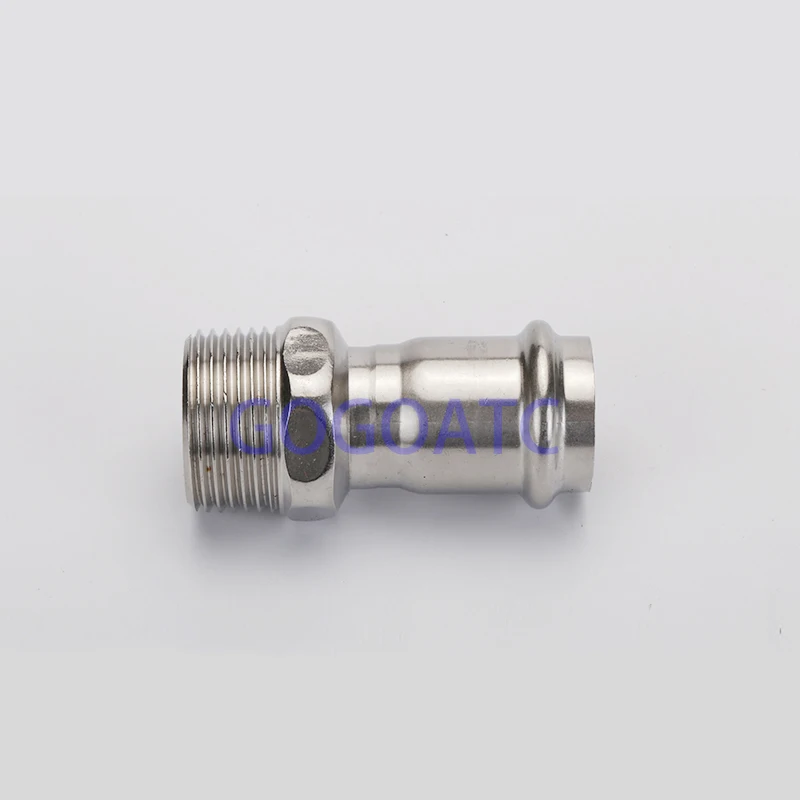 304 SS ferrule fitting connection water joint adapter DN15/20/25/32/40/50 male thread press union stainless steel pipe fitting
304 SS ferrule fitting connection water joint adapter DN15/20/25/32/40/50 male thread press union stainless steel pipe fitting